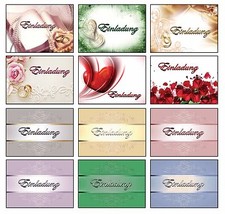 Einladungskarten mit Umschlag