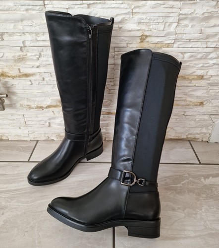 Damenschuhe schwarz kniehohe