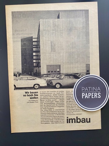 1964 imbau karl kohlbecker - imbau,