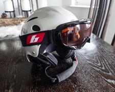 Skihelm Brenda mit Skibrillen