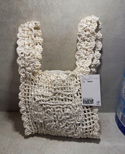 Tasche clutch aus - h&m, bast