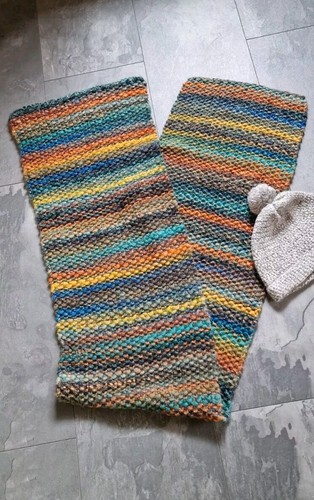 Strickschal regenbogen - strickschal,