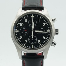 IWC FLIEGERCHRONO SPITFIRE AUTOMATIK HERREN UHR 42MM IW371705 STAHL TOP IWC094
