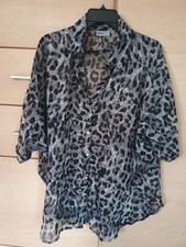 Kik Bluse Gr.42 Oversize Leo Print