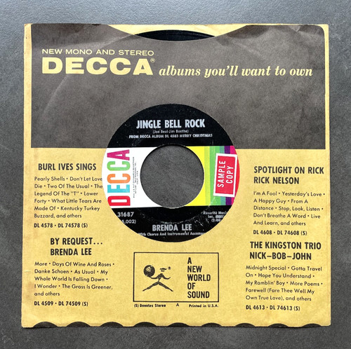 Brenda lee jingle - brenda, bell
