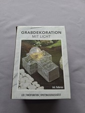 Grabdeko Kreuz Mit LED Beleuchtung
