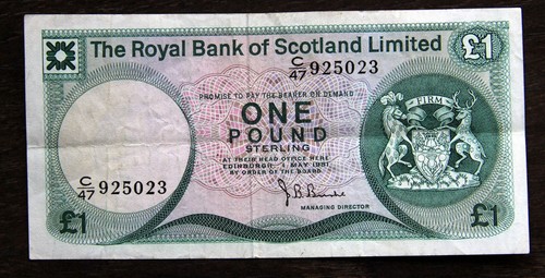 Schottland pound banknote - schottland,1,