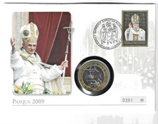 Numisbrief  Vatikan   Papst