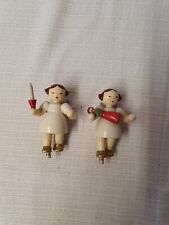 2 Engel, Engelfigur, Holzfigur, Ersatzteil Zubehör Pyramide, KWO, Erzgebirge