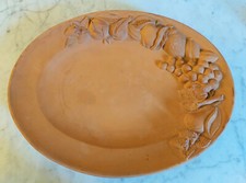 TON-SCHALE  Obst/Deko/Vogeltränke  35,5 x 27 x 4,5 cm  Tolle Verzierung!