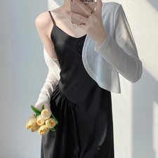 Strickjacke Frauen Weibliche Oberseite Einfache Einfache Strickjacke Einfarbig