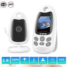 Baby Monitor mit Kamera Video Babyphone Gegensprechanlage Schlaflieder Vox