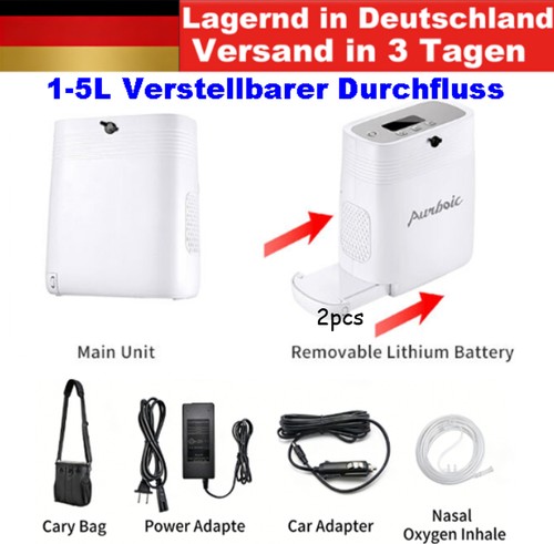 Tragbare oxygen - 1-5l,