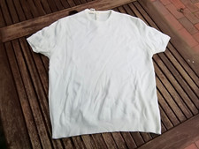 Tabou France Vintage 60s Kurz Shirt Pullover wie neu Dralon weiß M 38/40