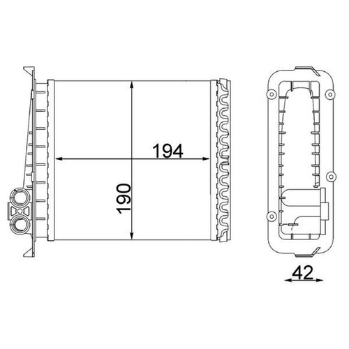 Mahle ah106000s wärmetauscher - mahle,