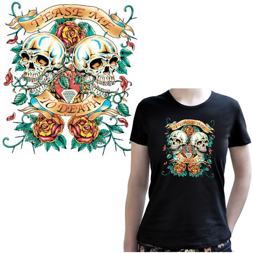 Tattoo design damen shirt - tattoo,