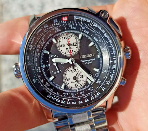 Seiko flightmaster chronograph - seiko,