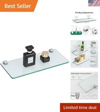 Badezimmer Glasregal 30cm