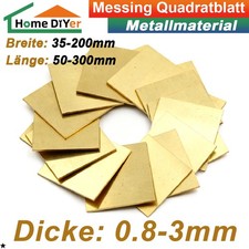  Messing Quadratblech