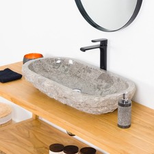 80 cm Marmor Stein Waschbecken