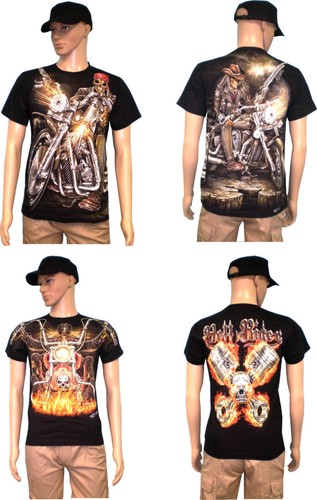 Shirt rock chang biker - t-shirt,