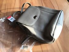 Damen Leder Rucksack Variabel Tasche Beutel Taupe Helena Vera HSE24 Neu OVP