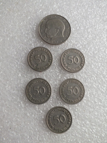 Pfennig münzen f - 50,