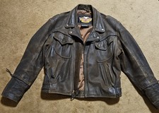 Biker Harley-Davidson Wildlederjacke Herren Gr.L