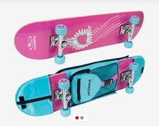 Set HUDORA SKATEBOARD Skate Wonders mit Rucksack / mit Aufdruck + Miniboard