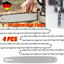 4x Sägeketten+1 Schwert 50cm
