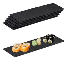 Schieferplatte Schiefer Servierplatte Sushi Teller Käseplatte Anrichteteller
