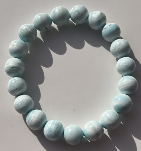 Blaues hemimorphit armband - hemimorphit,