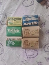 6 x ORIGINAL DDR  Seife aus