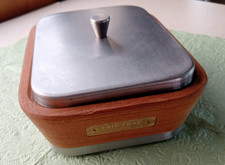 Trip Trap Teakholz Butterdose mit Einsatz