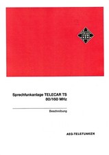 Service Manual-Anleitung für Telefunken Telecar TS 80/160 MHz 