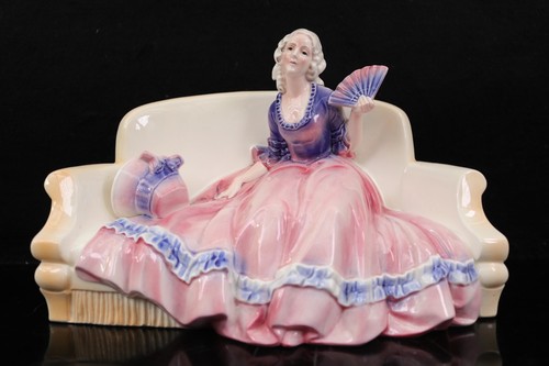 Katzhütte art deco figur dame - katzhütte,