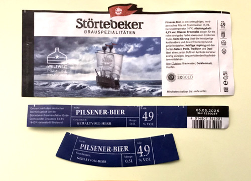 Großes bieretikett - großes,