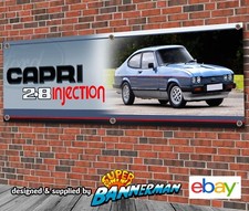 Ford Capri 2.8i (blau) Banner