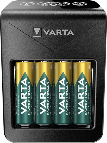 Varta akku ladegerät - inkl., 4x