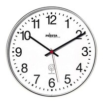 PEWETA Funkwanduhr weiß