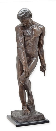 Bronzeskulptur adam nach - adam, rodin