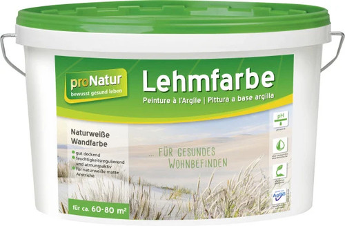 Pronatur lehmfarbe naturweiß - lehmfarbe,