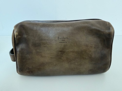 Berluti kulturtasche leder - kulturtasche,
