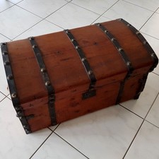 Runddeckeltruhe Überseekoffer