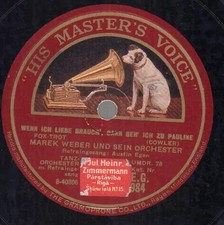 SCHELLACK Marek Weber Und Sein