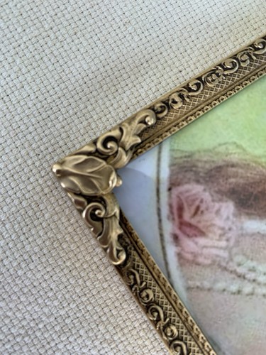 Jugendstil messing fotorahmen - jugendstil,