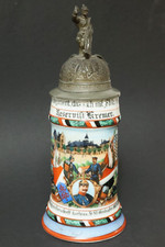 Alter Reservistenkrug Füseliere 80 Wiesbaden Hessen Krug Bierkrug Füselier Krüge