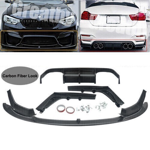 Carbon optik frontspoiler - carbon,