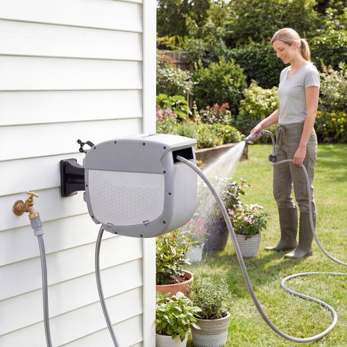 Outsunny schlauchtrommel mit - outsunny,