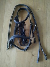 Sabro Vaquerotrense, schwarzes Leder mit Messingbeschlag, Rar